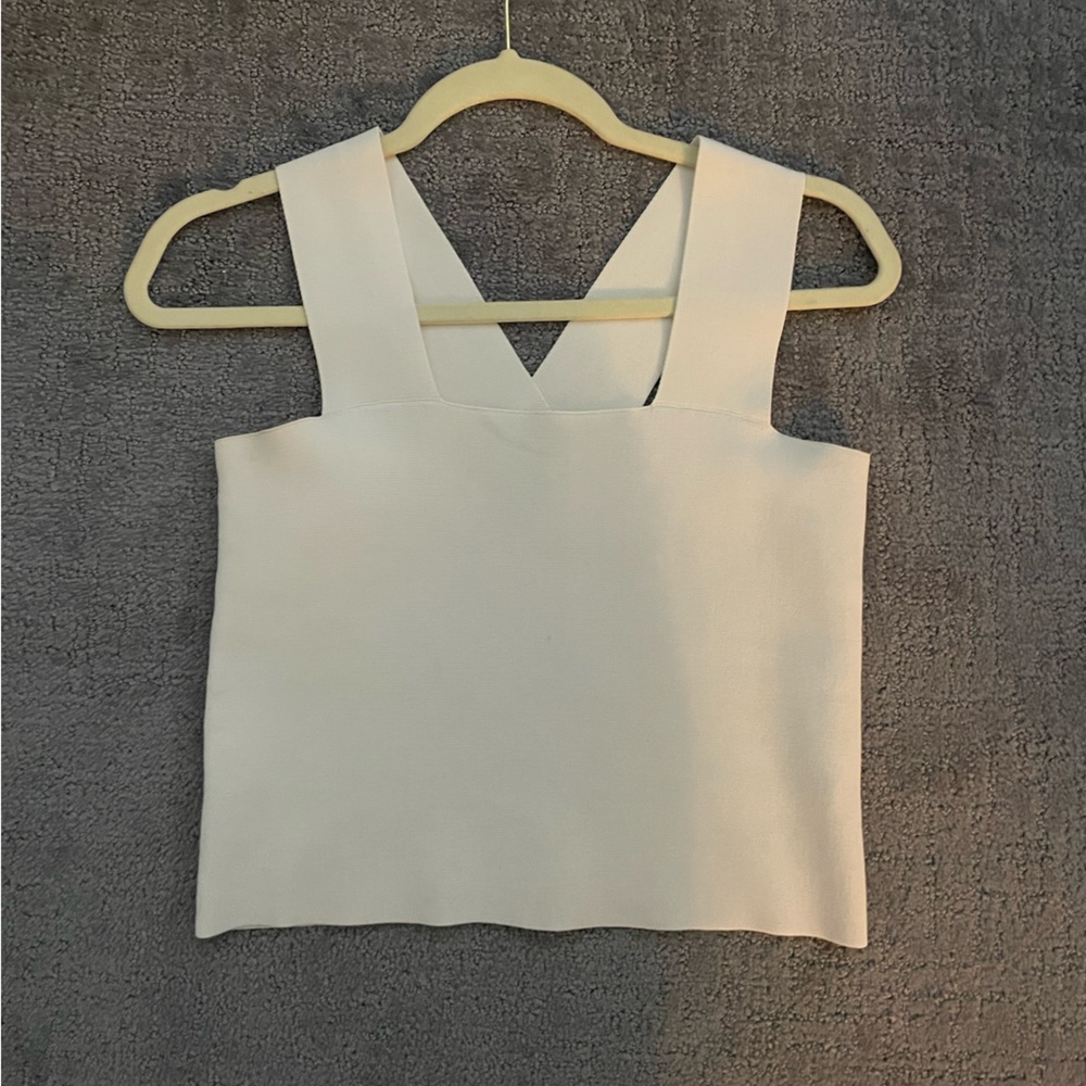 White tank top